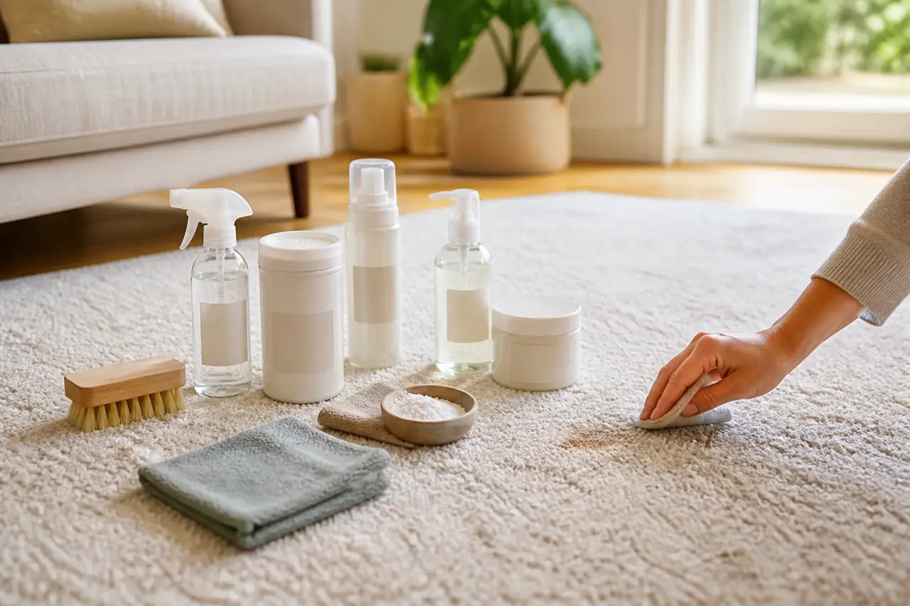 Nettoyage de tapis : quel produit choisir selon la tache, la fibre et le résultat attendu