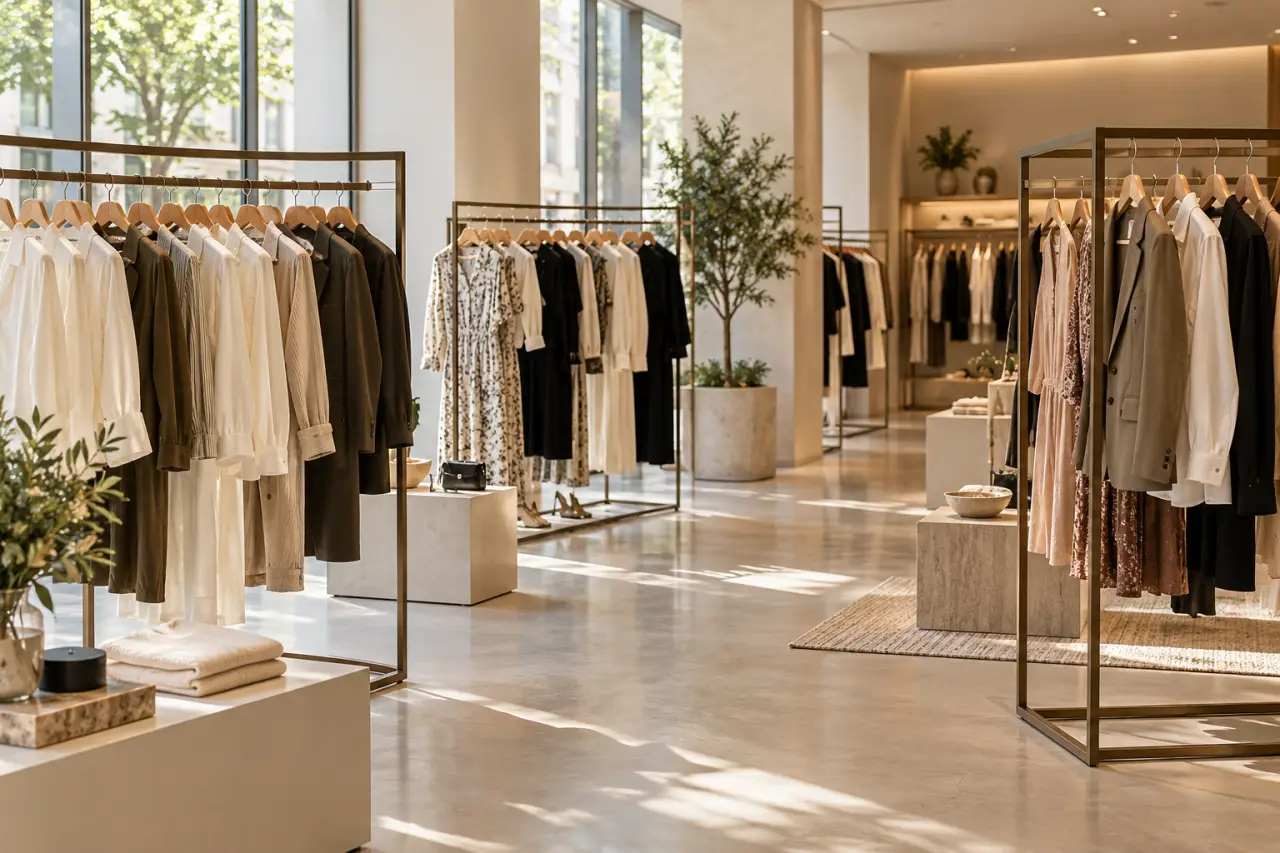 Porte vêtements pour magasin : choisir la bonne charge sans encombrer les allées