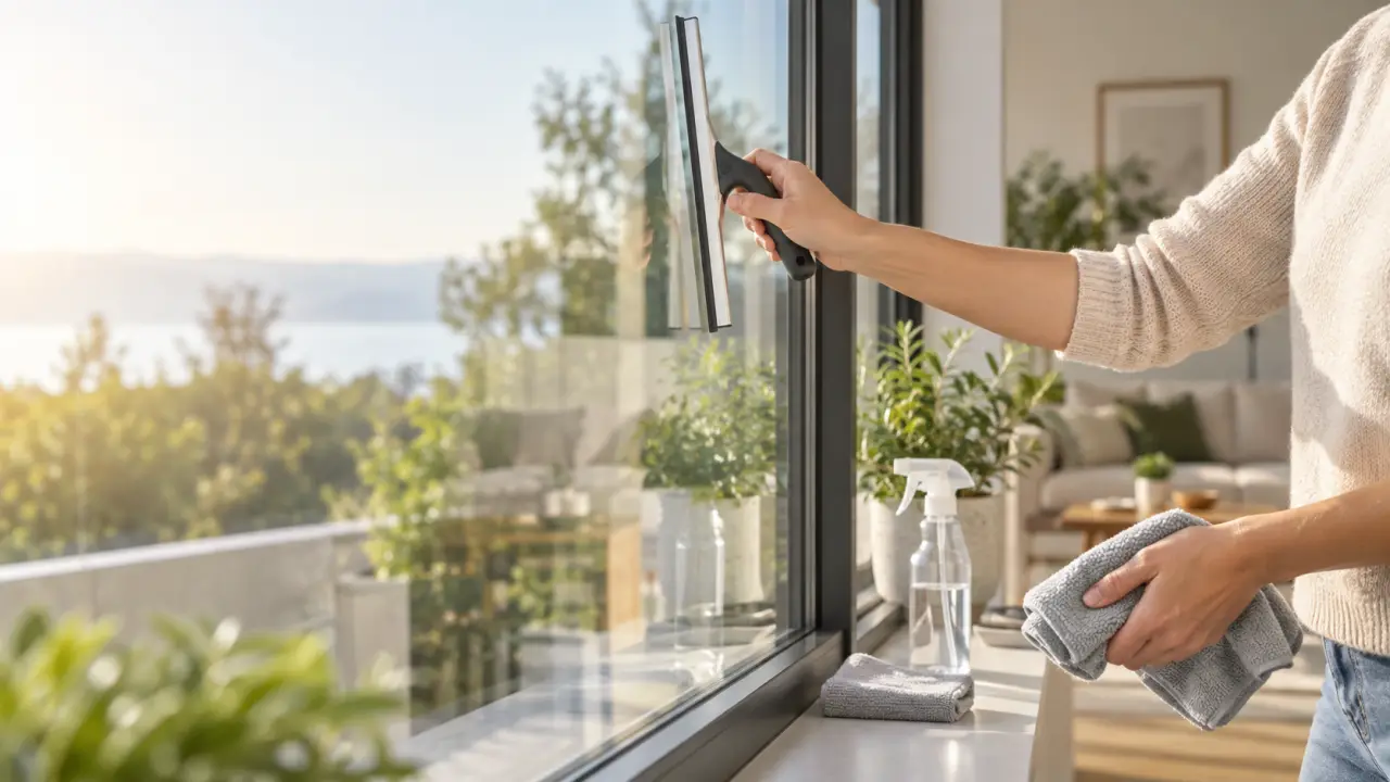 Nettoyer ses vitres sans traces : l’ordre des gestes compte plus que le produit