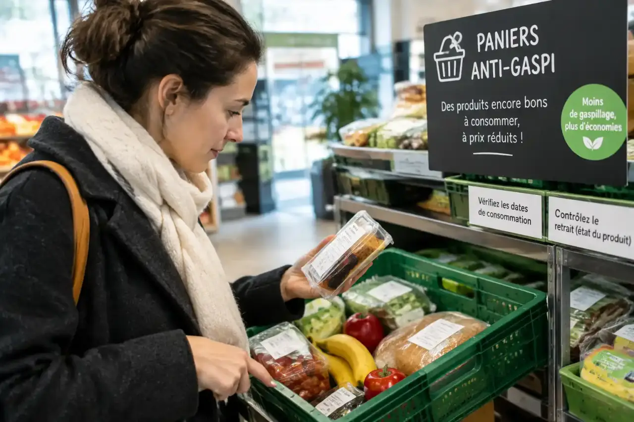 Un panier anti-gaspi réduit la facture, à condition de vérifier les dates et le retrait