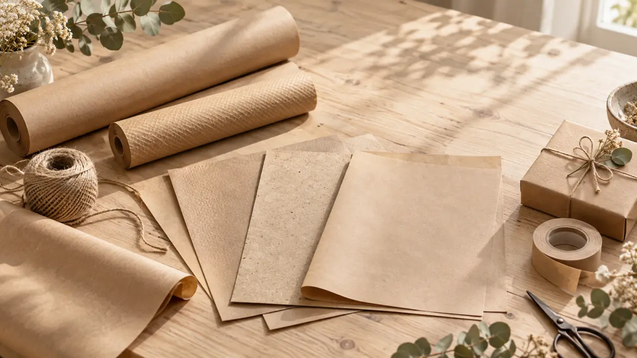 Papier kraft emballage : quel grammage, quel format et quelle finition choisir ?
