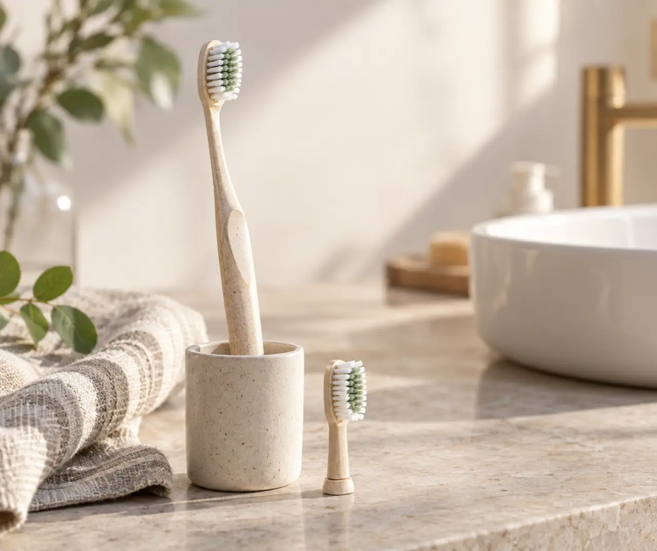 Brosse à dents écologique : 3 mois, une tête neuve et jusqu’à 92 % de plastique en moins