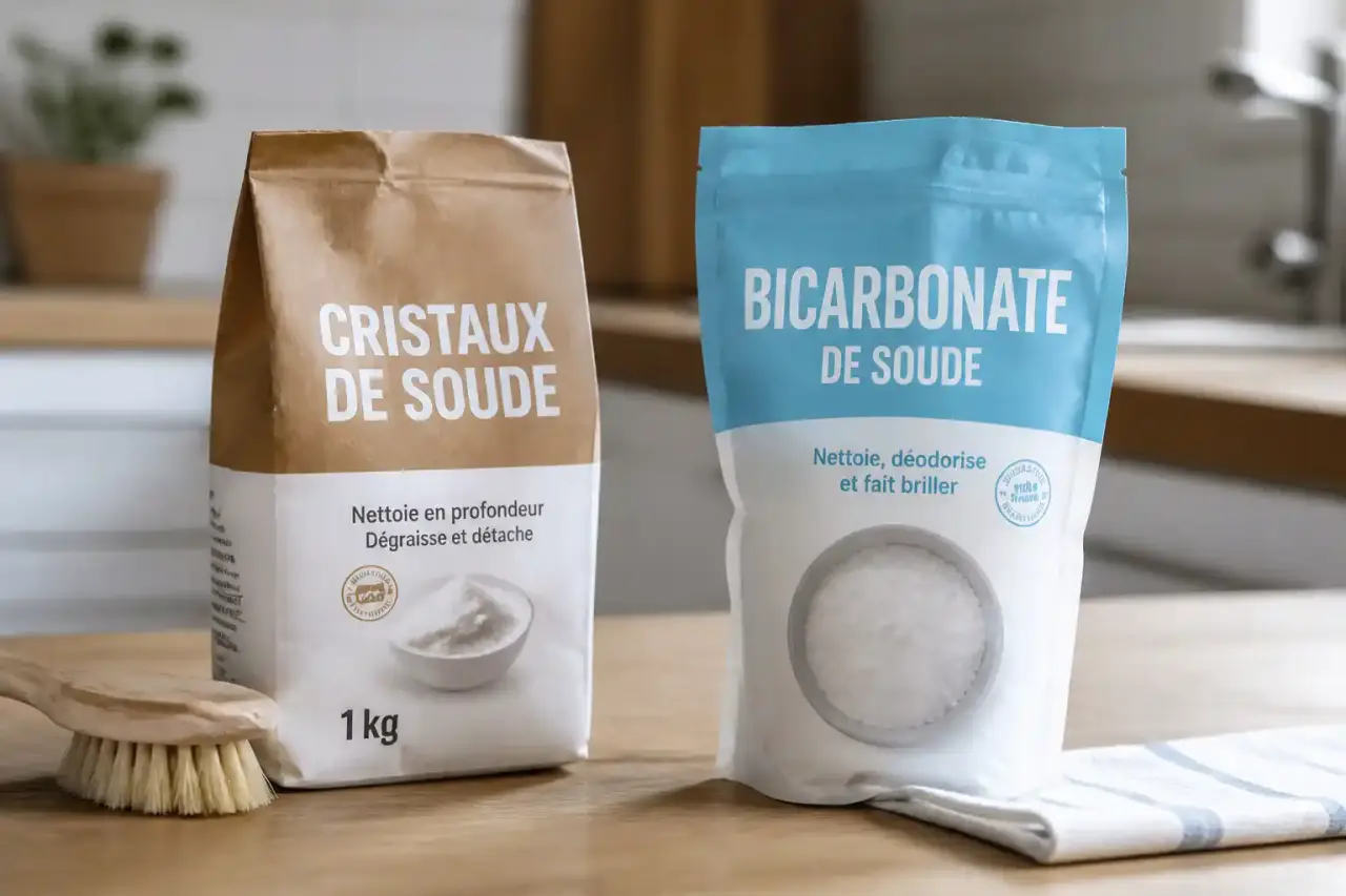 Cristaux de soude ou bicarbonate de soude : comment reconnaître celui qui abîme vos surfaces
