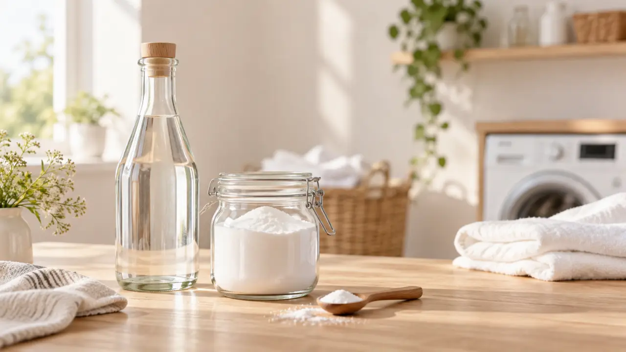 Adoucissant naturel : pourquoi le vinaigre et le bicarbonate ne se mélangent pas