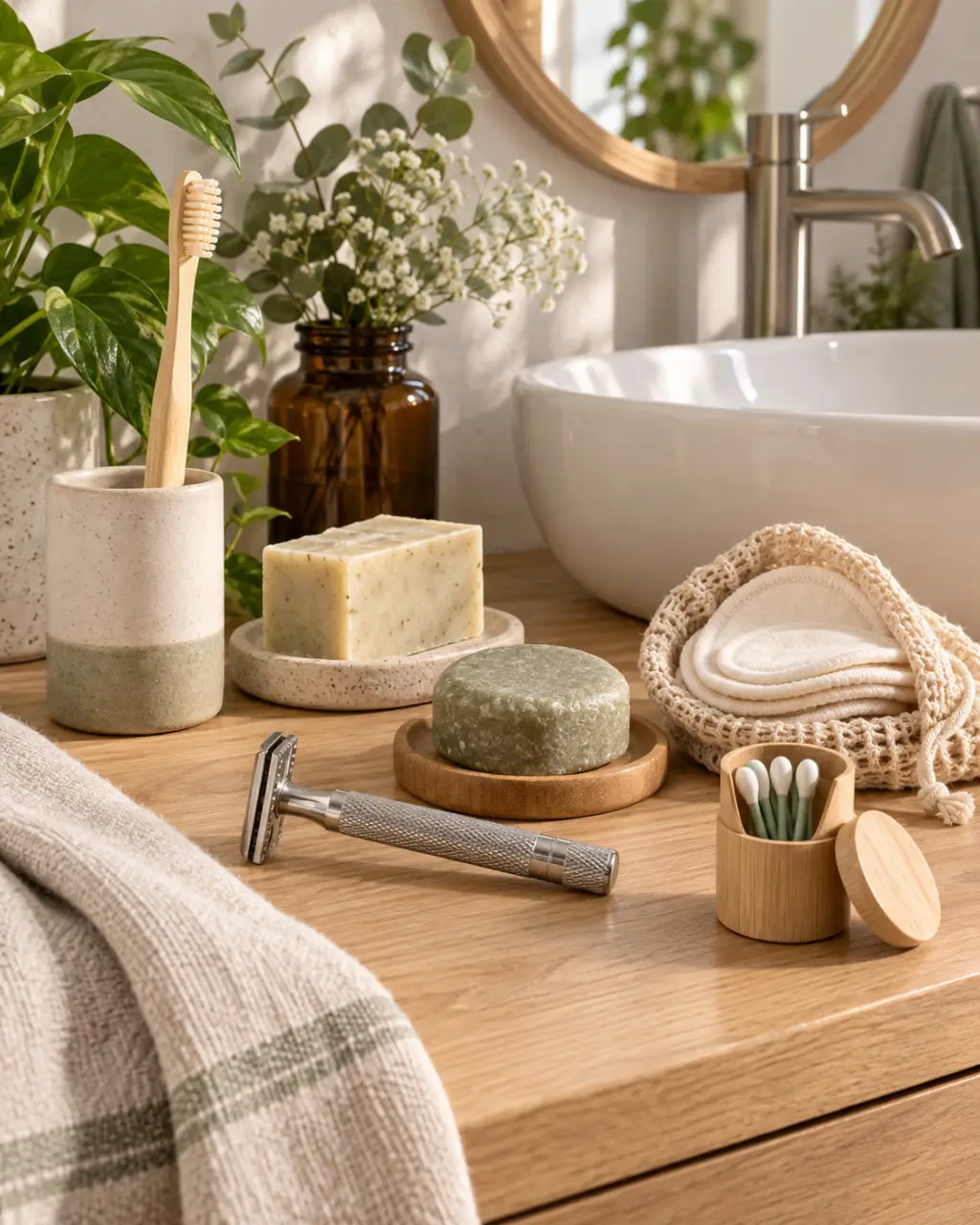 Salle de bain zéro déchet : 6 remplacements pour réduire vraiment le jetable