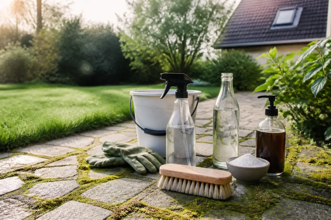 Anti mousse maison : quel mélange choisir pour la terrasse, la toiture ou le gazon ?