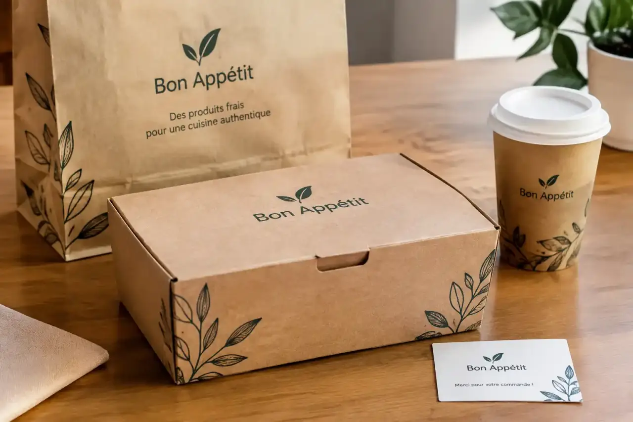 Emballage alimentaire personnalisé : le bon format protège la commande avant de valoriser la marque