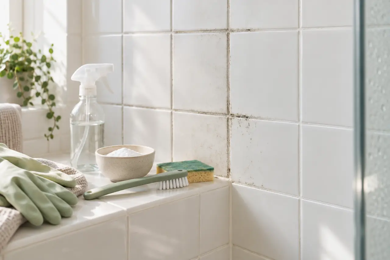 Nettoyer un joint de salle de bain : la méthode selon son état